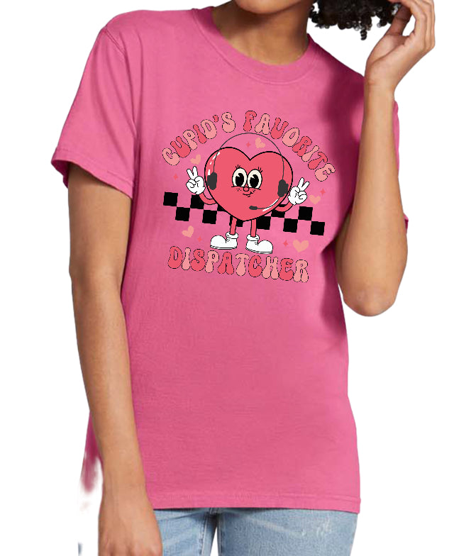 Cupid's Favorite Dispatcher Tee